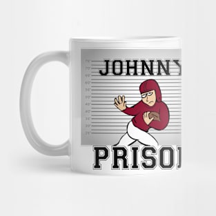 Johnny Prison - Cartoon Manziel for Jail Heisman Trophy Pose Mug